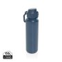 Via RCS Re-steel låsbar sportsflaske 600ML Marineblå