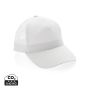 Impact AWARE™ trucker-caps 5 panel resirk. bomull 190 gram Hvit