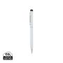 Tynn stylus/touchpenn i metall Hvit
