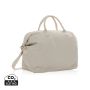 Kezar AWARE™ 500 gsm resirkulert kanvas deluxe weekend bag Hvit