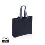 Impact Aware™ 240 gsm rcanvas stor veske, ufarget Marineblå