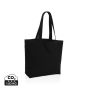 Impact Aware™ 240 gsm rcanvas shopper med lomme, ufarget Svart
