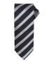 Waffle Stripe Tie Sort/Mørk Grå