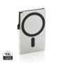 Standard aluminum RFID magnetisk kortholder til telefon sølvfarget