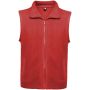 Bellagio unisex fleecevest Rød