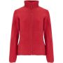 Artic fleecejakke med hel glidelås for dame Rød