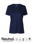 Dame Recycled Performance T-skjorte navy