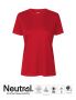 Dame Recycled Performance T-skjorte red