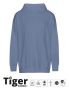 Tiger Cotton Oversized Hoodie dusty indigo