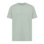 IQONIQ Kakadu t-skjorte resirkulert bomull, avslappet design Isgrønn