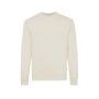 IQONIQ Denali unfarget crew neck i resirkulert bomull Beige