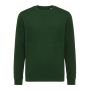 IQONIQ Etosha lett crew neck i resirkulert bomull Skogsgrønn