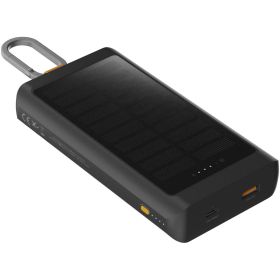 Xtorm XG2S101 Go2 10 000 mAh 15 W solcelledrevet mobillader med lys  Grå