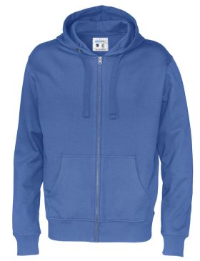 Full Zip Hood Man Royal Blue