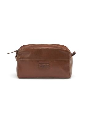 Leather Line Toilet Case Gul