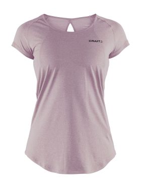 Eaze SS Melange Tee W Svart