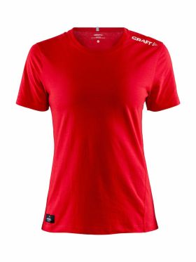 Community Mix SS Tee W Bright Red