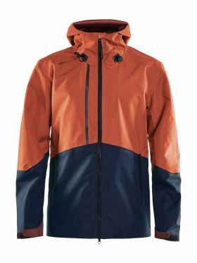 Block shell jkt M Pepper/Dark Navy