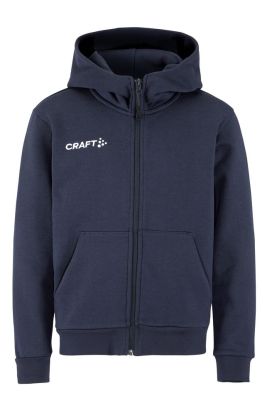 Community 2.0 Logo Fz Hoodie Jr Blå