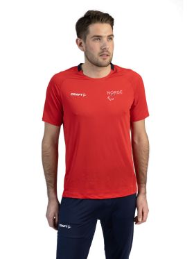 OL Norway Hypervent SS Tee M Bright Red/Bright Red