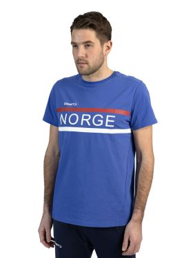 OL Norway Stripe Mix Tee M