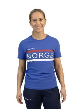 OL Norway Stripe Mix Tee W