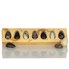 Marcipanegg og fylte sjokoladeegg i Cocoture påskeegg