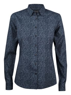 IB37 Poplin Woman Marineblå