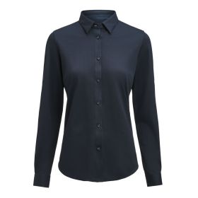 IB135 Pique Knit Woman Contemporary Navy
