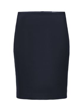 Signature Suit Skirt Marineblå