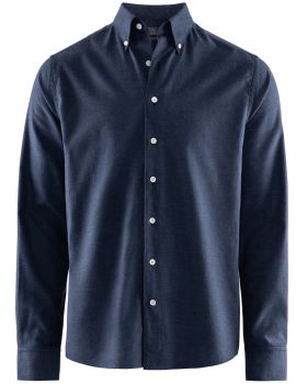 John Cedar Flannel Tailored Mørk blå