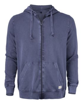 Thorp Denim Hood FZ Men Blå