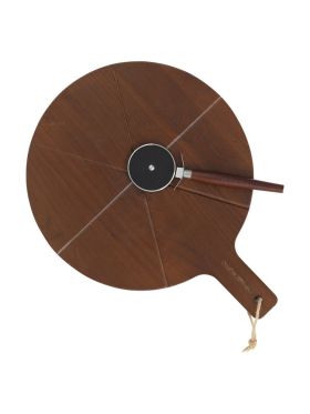 Blacksmith pizzaskjærebrett Brun