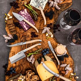 Ostekniver Laguiole Oak Wood Stonewash 