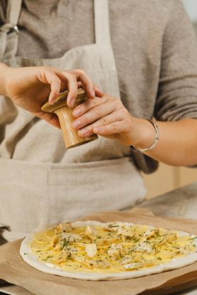 Salt/pepperkvern - 7,5 cm Eik