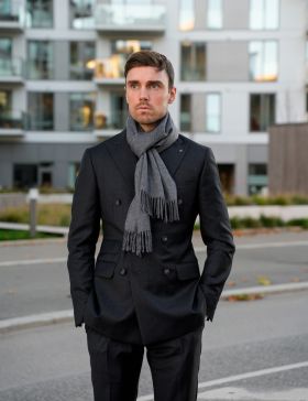 Mykt Helsinki skjerf av 100 % babyalpakkaull