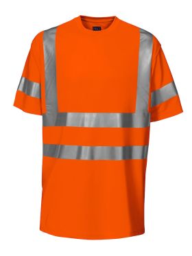6010 T-Shirt EN ISO 20471 Kl 3 Oransje