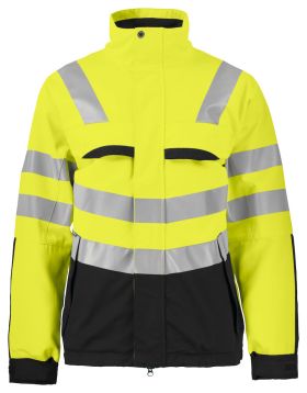 6415 Jakke EN ISO 20471 Kl 3/2 Yellow/Black