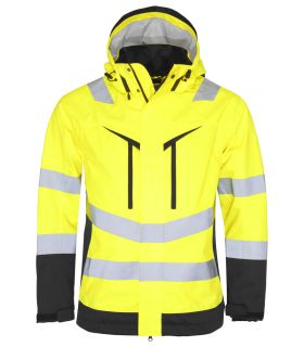 6455 Skalljakke EN ISO 20471 Klasse 3 Yellow/Black