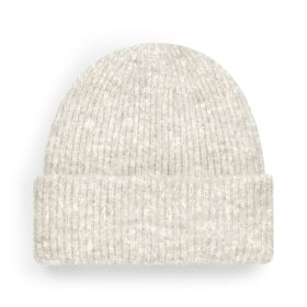 Cosy Ribbed Beanie Beige