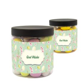 Boks med etikett 175g SJOKOLADEEGG