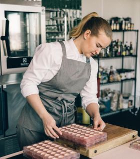 Smekkeforkle Supportive  Grå melert