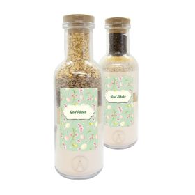 Glassflaske 'Bake selv' 675g KNEKKEBRØD