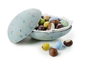 Flower garden påskeegg metall