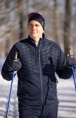 iwear HAFJELL hybrid jacket Blå