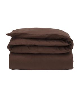 Hotel Sateen Jacquard Duvet Chestnut