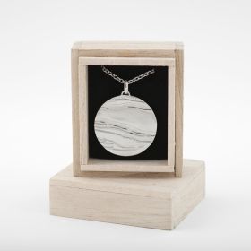 Silver PENDANT. Scream