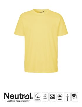 Unisex Regular T-skjorte Gul