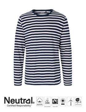 Herre T-skjorte med lange ermer Blå