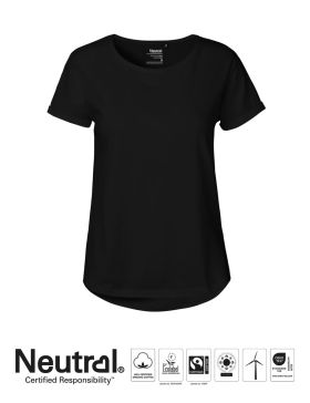 Dame Roll Up T-skjorte black